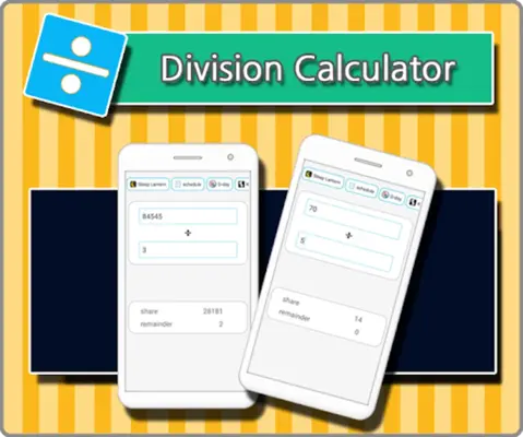 Division (quotient/remainder) android App screenshot 2